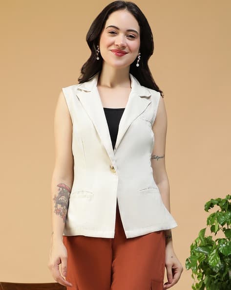 Women Printed Regular Fit Blazer