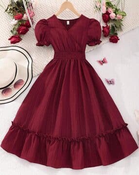Girls Tiered Dress-image-19