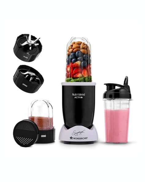 Wonderchef Nutri-Blend Active E-recipe Book By Chef Sanjeev Kapoor Mixer Grinders