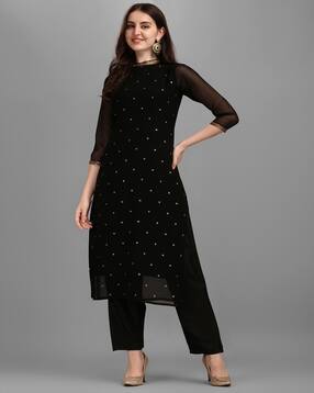 svaraa Women Embellished 2-Piece Kurta Set-picture-20
