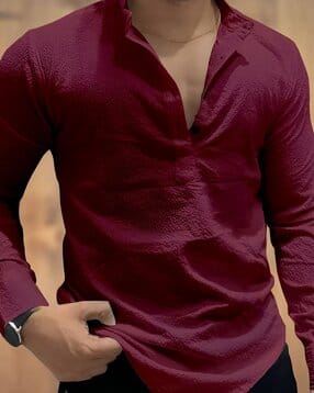 Men Patterned Regular Fit Shirt-image-37