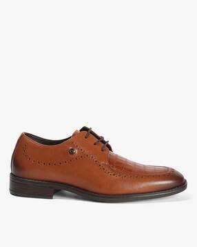 lee cooper Men Croc-Embossed Lace-Up Shoes-picture-51