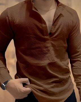 Men Patterned Regular Fit Shirt-image-35