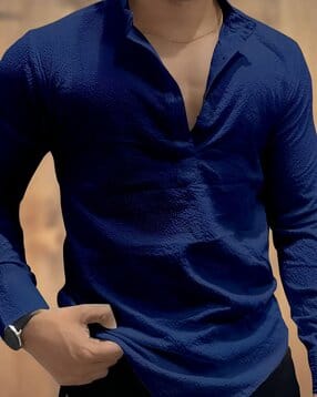 Men Patterned Regular Fit Shirt-image-38