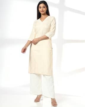 avaasa mix n' match Women Floral Print Straight Kurta-picture-25