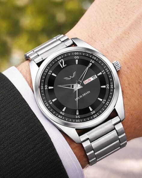 Louis Devin Men Analogue Wrist Watches - LD-GR405-BLK-CH