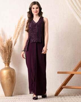 v&m Women Georgette 2-Piece Sets-picture-34