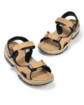 woodland Men Double-Strap Sandals with Velcro Fastening-picture-19