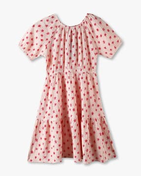 rio girls Girls Floral Print Tiered Dress-picture-22