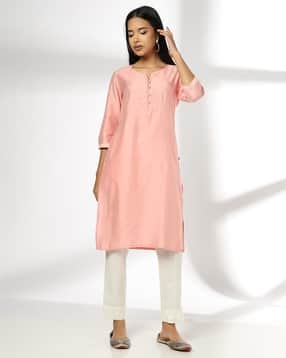 avaasa mix n' match Women Floral Print Straight Kurta-picture-15