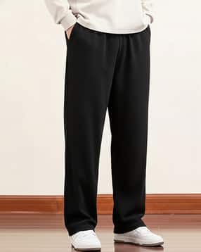buda jeans co Men Ribbed Mid-Rise Straight Track Pants-picture-20