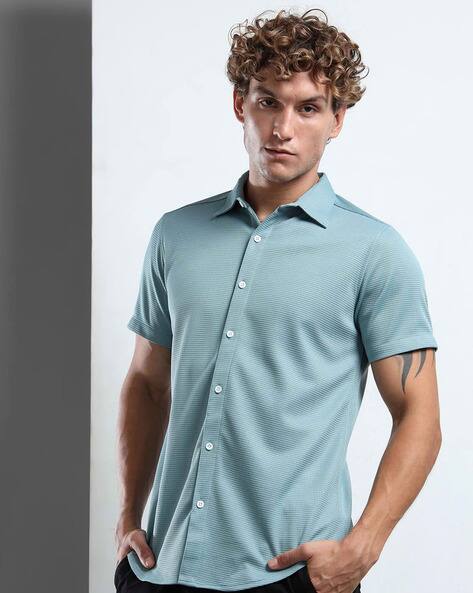 Voroxy X AG Men Popcorn Regular Fit Shirt