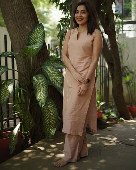 ANNI DESIGNER Women 2-Piece Straight Kurta Set