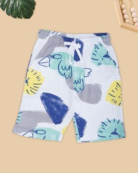 pantaloons junior Boys Printed Regular Fit Shorts-picture-13