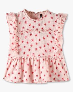 rio girls Girls Floral Print Regular Fit Top-picture-31