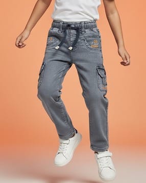 jfr Boys Embroidered Low-Rise Straight Jeans-picture-25