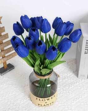 Set of 5 Artificial Tulip Flowers Bunch
