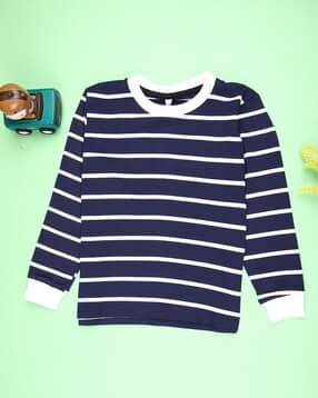 v-mart Boys Striped Regular Fit T-Shirt-picture-32