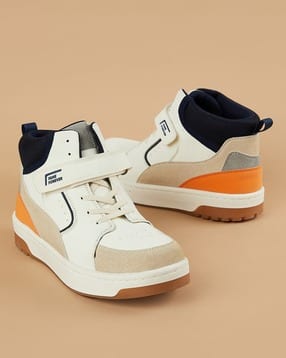 Boys Round Toe Velcro Fastening Boots-image-42