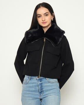 madame Women Relaxed Fit Short Jacket-picture-14