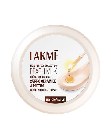 LAKME Peach Creme Moisturiser Ceramide & Peptide Skin Barrier Repair & Hydrated Glow