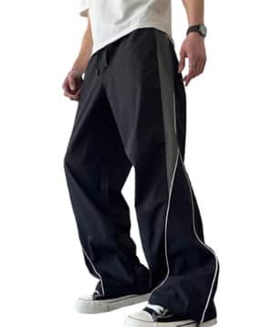 Men Mid-Rise Straight Track Pants