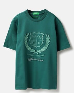 united colors of benetton Boys Printed Regular Fit Crew-Neck T-Shirt-picture-11