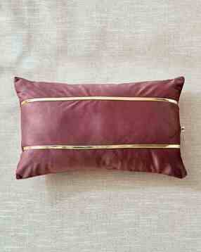 home centre Corsica Gleam Lace Applique Filled Cushion - 50x30cm-picture-38