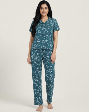 zivame Women Self-Design Nightwear Set-picture-48