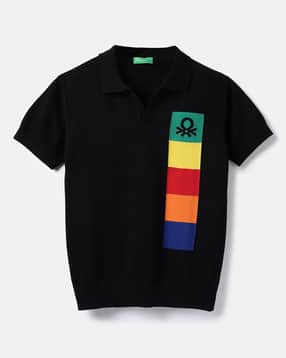 united colors of benetton Boys Regular Fit Polo T-Shirt-picture-39