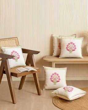 homemonde Set of 5 Printed Cushion Covers-16" x16"-picture-3