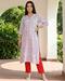 Women Geometric Print Straight Kurta