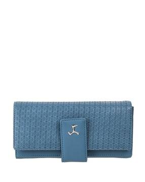 mochi Women Logo Print Bi-fold Wallet with Magnet Flap Closure-picture-48