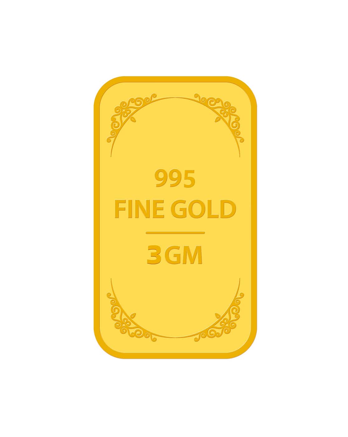 Muthoot PAPPACHAN 24K For Women (995, FreeSize) Yellow Gold Swarnavarsham Bar - 3 gm For Women (Yellow Gold, FreeSize)