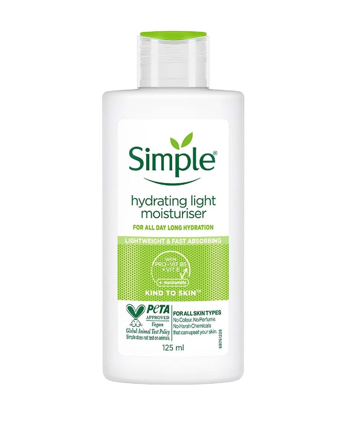 Simple Hydrating Light Moisturiser 12HR Hydration for a Smooth Skin For Women (Multicoloured, FreeSize)