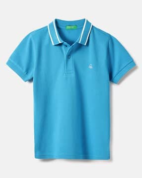 united colors of benetton Boys Regular Fit Polo T-Shirt-picture-28