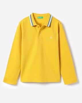 united colors of benetton Boys Regular Fit Polo T-Shirt-picture-35