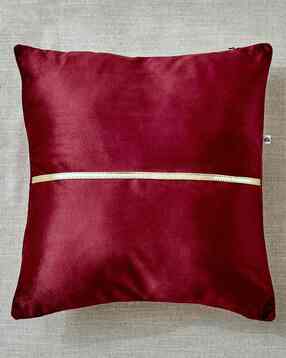 home centre Corsica Gleam Lace Appliqued Filled Cushion - 40x40cm-picture-41