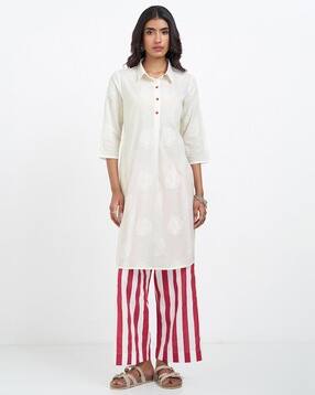 rangmanch by pantaloons Women Printed Straight Kurta-picture-38
