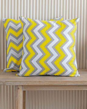 homemonde Set of 2 Chevron Print Square Cushion Covers 16"x16"-picture-21