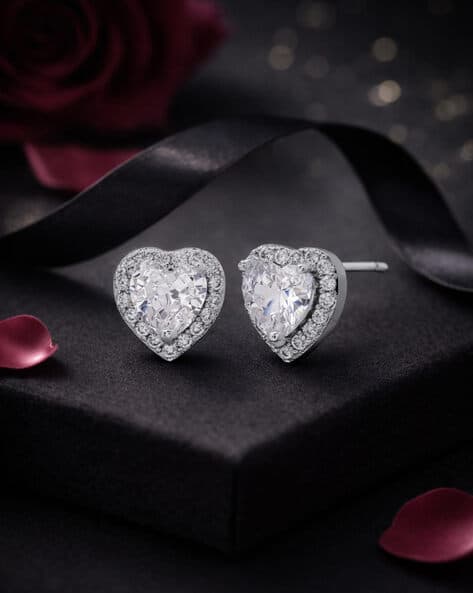 Women Stone-Studded Stud Earrings