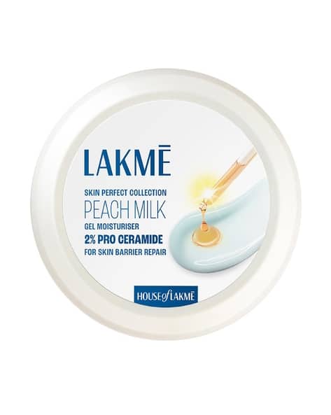 LAKME Peach Ceramide Moisturizer with Vitamin E for Dry Normal And Sensitive Skin