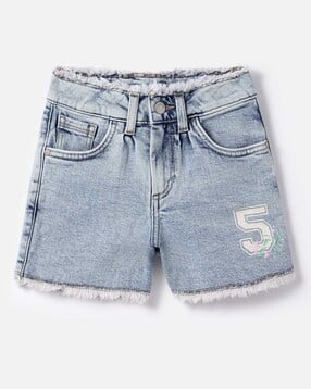 Girls Regular Fit Mid Rise Shorts-image-40