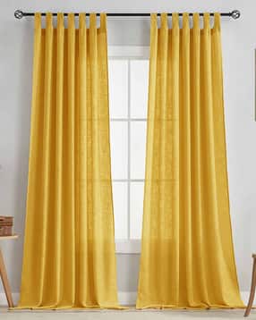 homemonde Set of 2 Sheer Door Curtains with Loops-picture-10