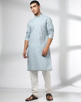 netplay Men Floral Print Regular Fit Kurta-picture-29