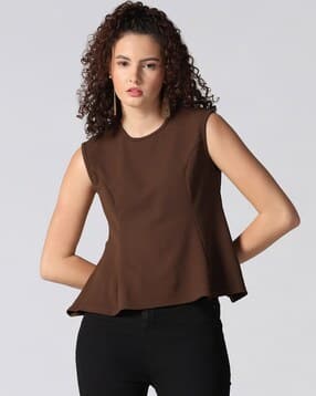 selvia Relaxed Fit Round-Neck Top-picture-27