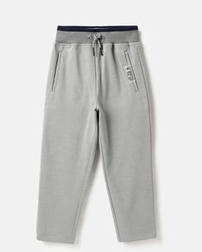 Boys Straight Fit Track Pants with Insert Pockets-image-48
