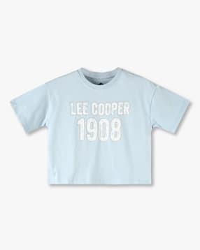 Boys Brand Print Relaxed Fit Round-Neck T-Shirt-image-42