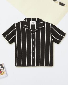 Boys Knit Striped Shirt-image-46
