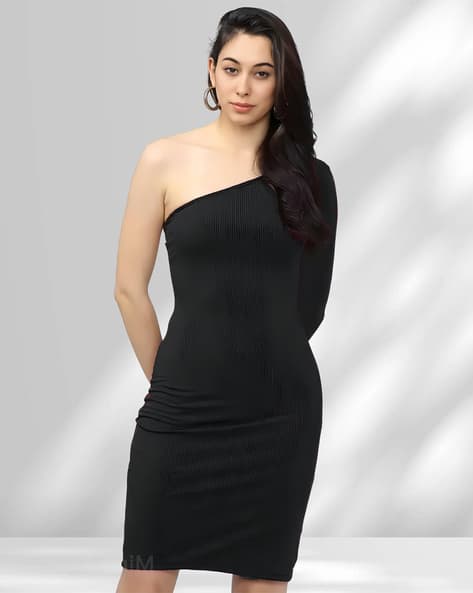 LEIA Women Ribbed Bodycon Dress